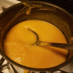 finished squash soup